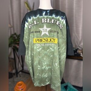 Liquid Blue Elvis G.I. Blues Tie-Dye T-Shirt